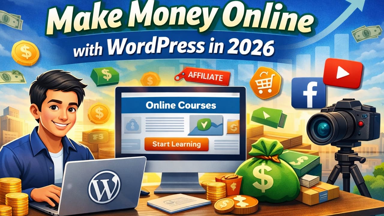 How to Make Money Online with WordPress in 2026 – A Complete Beginner’s Guide