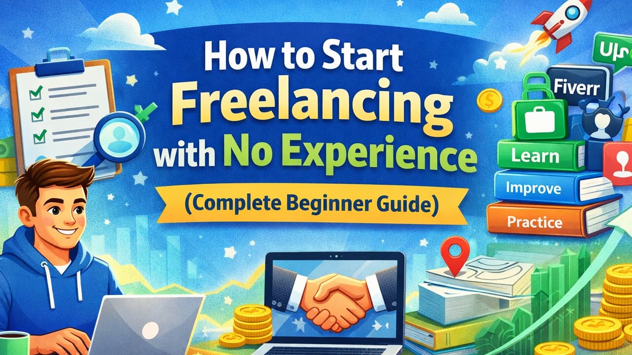 How to Start Freelancing with No Experience (Step-by-Step Beginner Guide)