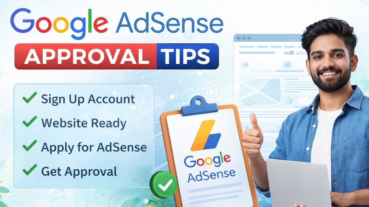 Google AdSense Approval Tips (Complete Beginner to Approval Guide – 2026)