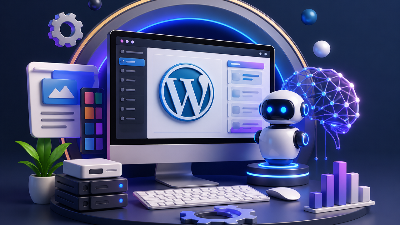 Learn WordPress + AI Mastery: Build Websites Faster with AI Tools (Hindi Course) - Step by Step Online Course